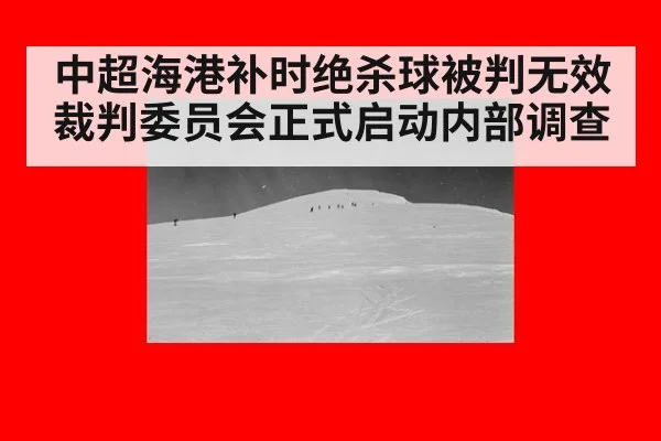 中超海港补时绝杀球被判无效 裁判委员会正式启动内部调查